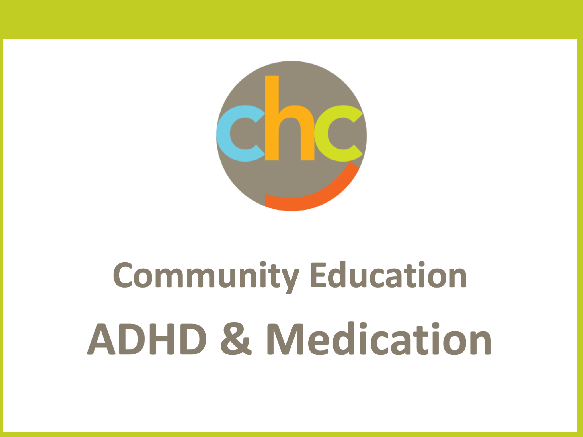 ADHD and Medication396