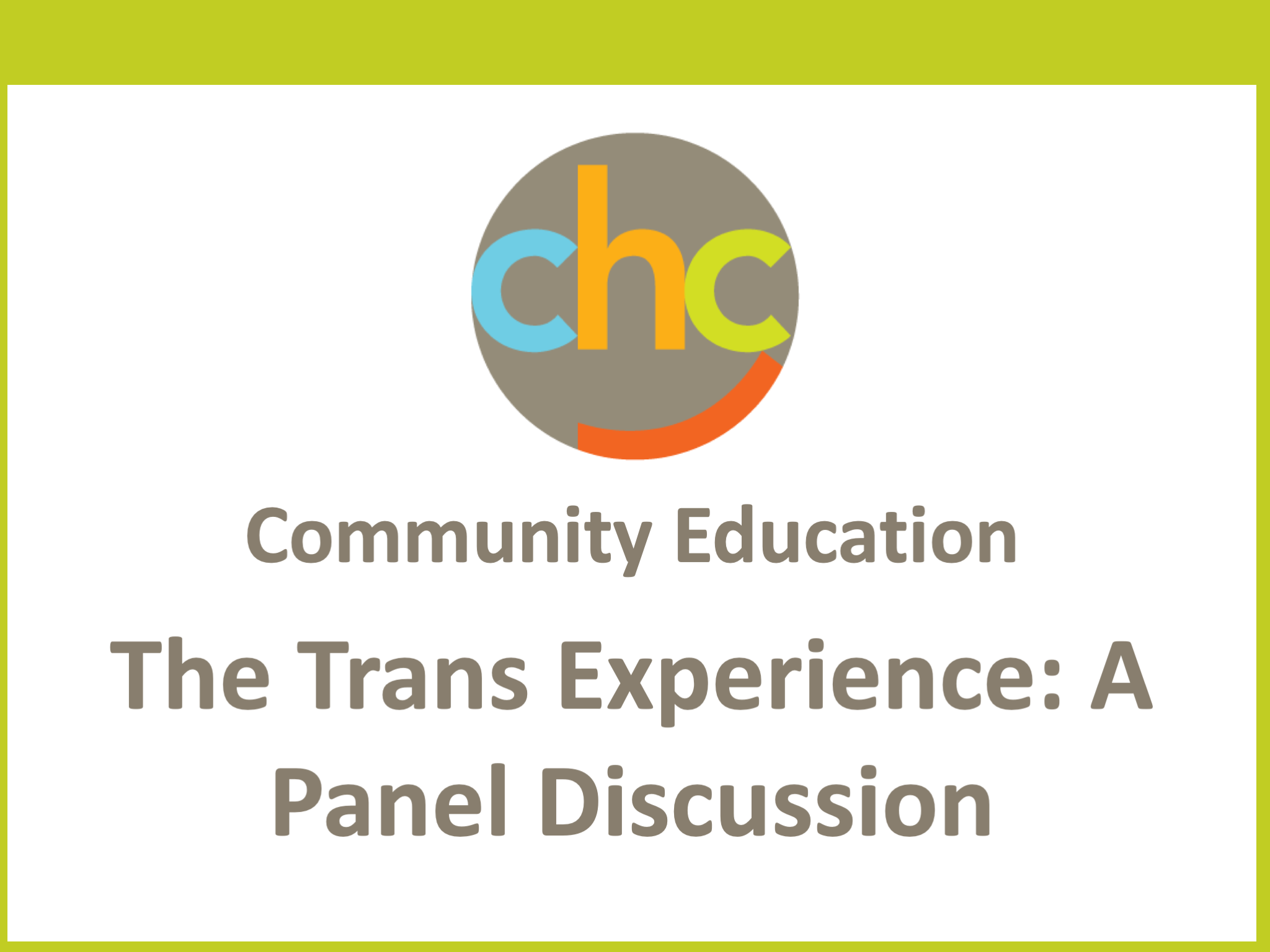 The Trans Experience- A Panel Discussion 387