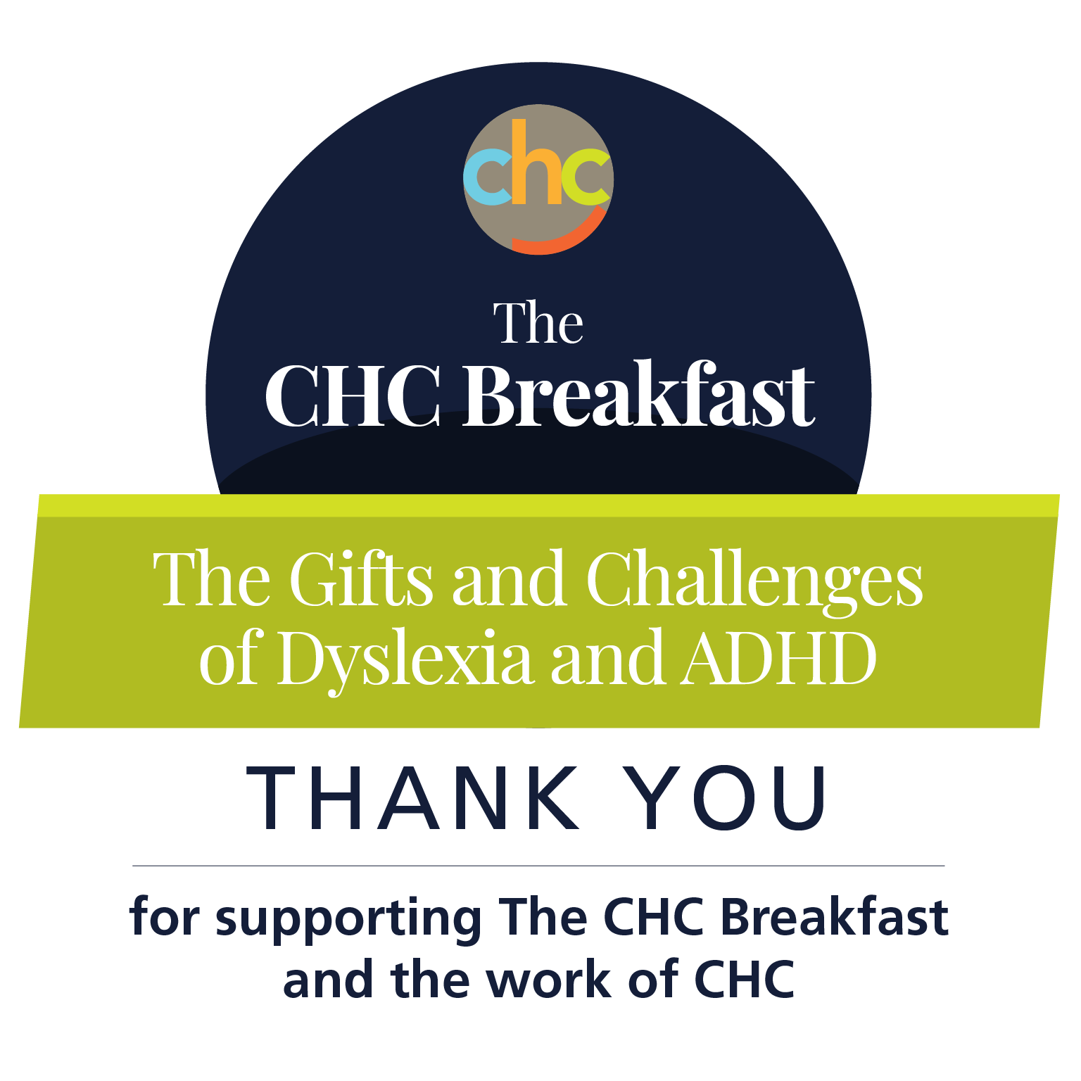 Thank you for supporting The CHC Breakfast, Thursday, March 5, 2020